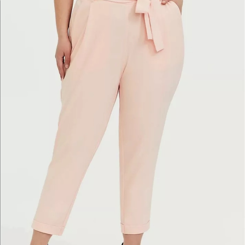 Pink Crepe pants
